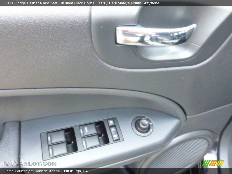 Brilliant Black Crystal Pearl / Dark Slate/Medium Graystone 2011 Dodge Caliber Mainstreet