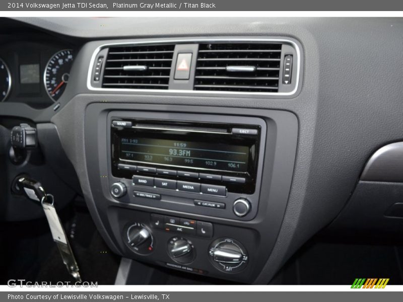 Platinum Gray Metallic / Titan Black 2014 Volkswagen Jetta TDI Sedan