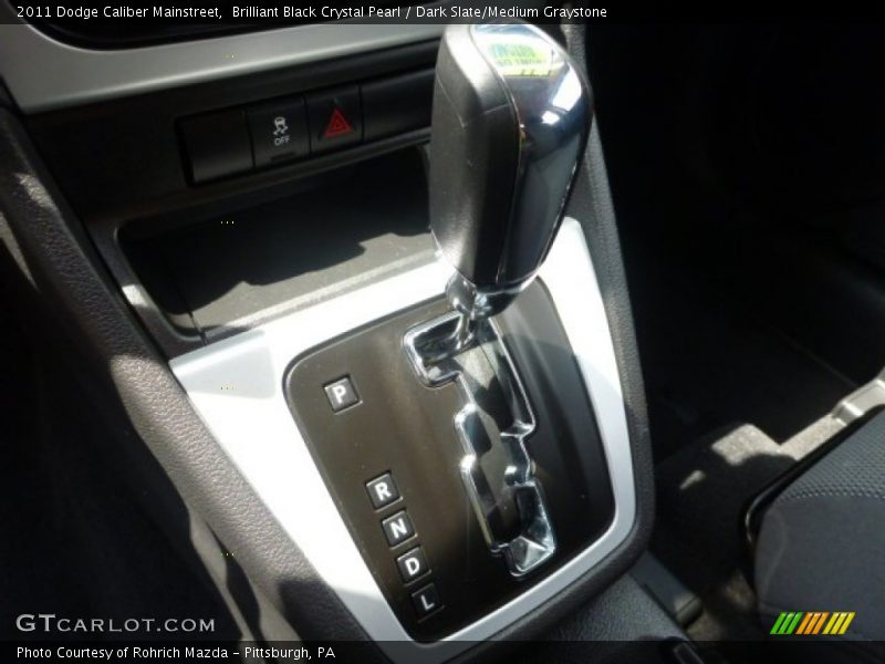 Brilliant Black Crystal Pearl / Dark Slate/Medium Graystone 2011 Dodge Caliber Mainstreet