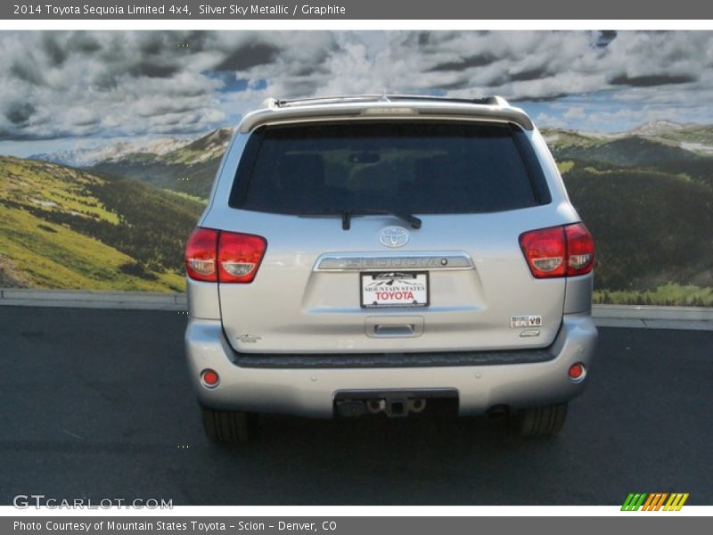 Silver Sky Metallic / Graphite 2014 Toyota Sequoia Limited 4x4
