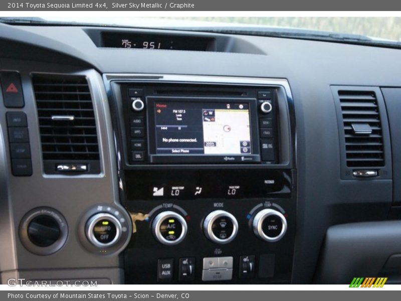 Controls of 2014 Sequoia Limited 4x4