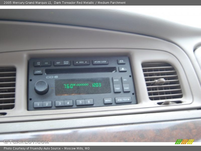 Dark Toreador Red Metallic / Medium Parchment 2005 Mercury Grand Marquis LS