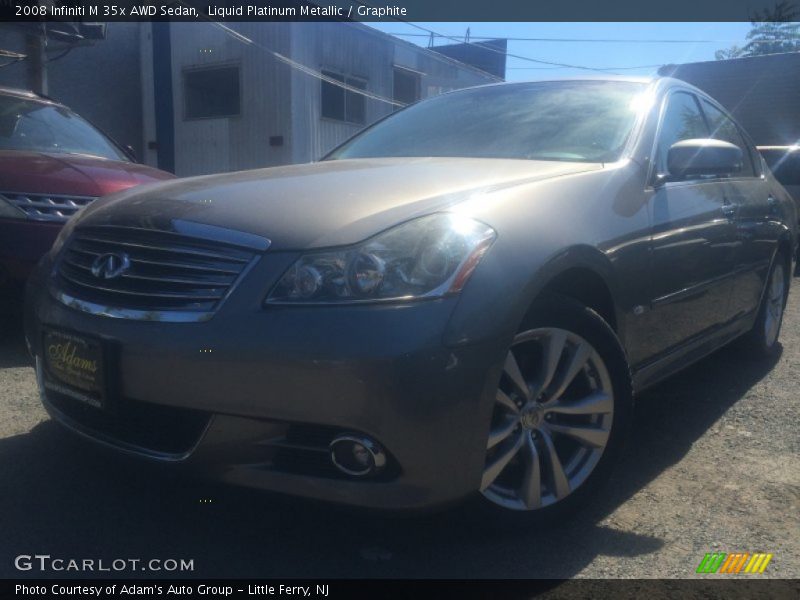 Liquid Platinum Metallic / Graphite 2008 Infiniti M 35x AWD Sedan