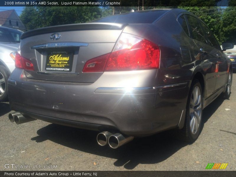 Liquid Platinum Metallic / Graphite 2008 Infiniti M 35x AWD Sedan