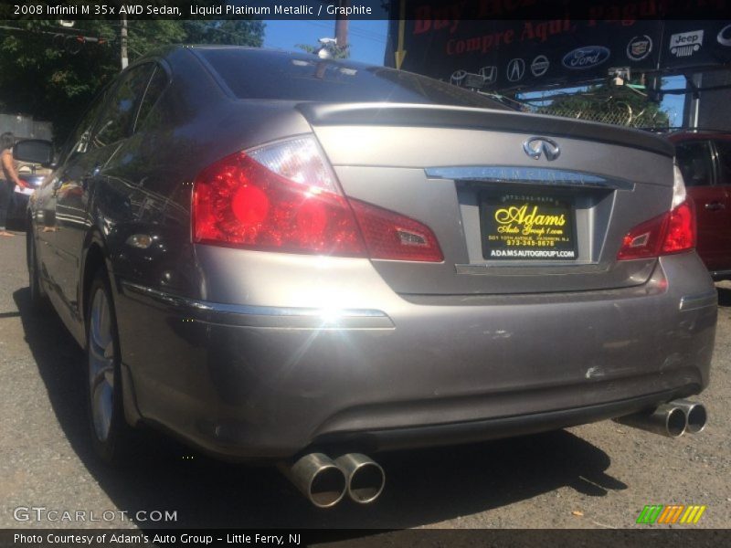 Liquid Platinum Metallic / Graphite 2008 Infiniti M 35x AWD Sedan
