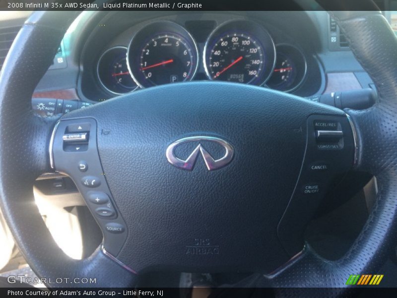 Liquid Platinum Metallic / Graphite 2008 Infiniti M 35x AWD Sedan