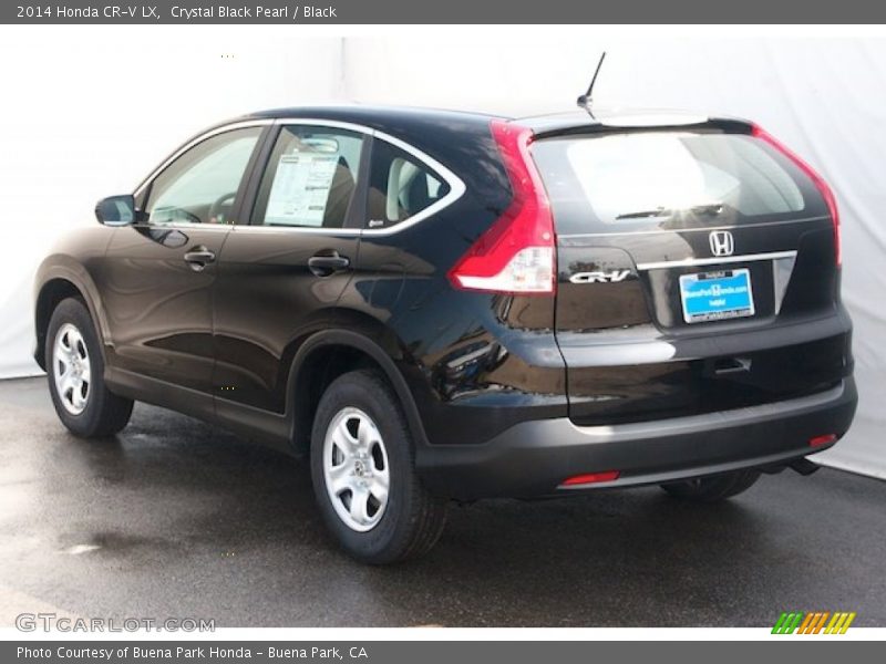 Crystal Black Pearl / Black 2014 Honda CR-V LX