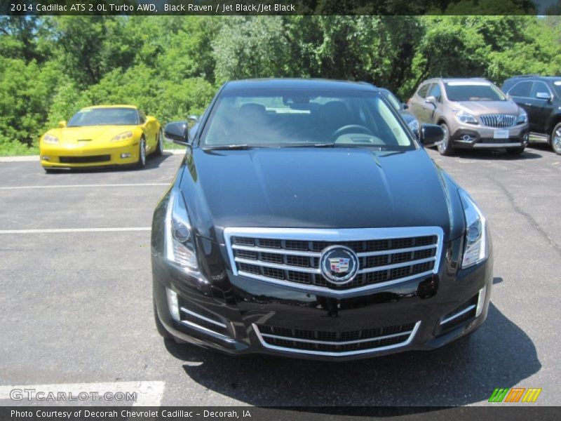 Black Raven / Jet Black/Jet Black 2014 Cadillac ATS 2.0L Turbo AWD