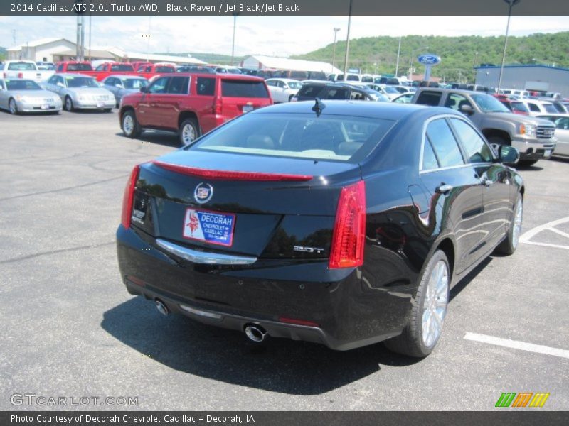 Black Raven / Jet Black/Jet Black 2014 Cadillac ATS 2.0L Turbo AWD