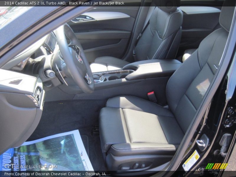 Black Raven / Jet Black/Jet Black 2014 Cadillac ATS 2.0L Turbo AWD
