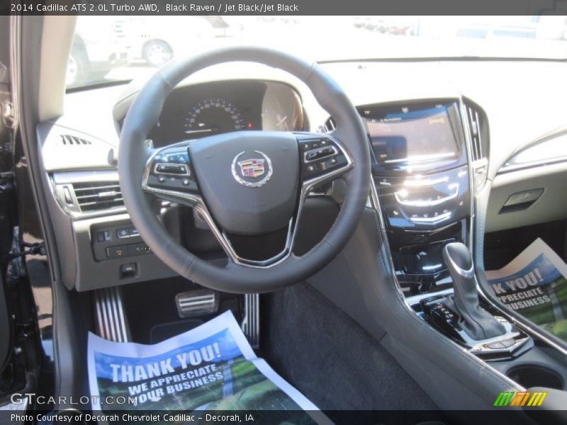 Black Raven / Jet Black/Jet Black 2014 Cadillac ATS 2.0L Turbo AWD
