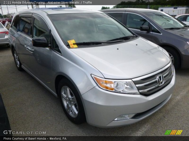 Alabaster Silver Metallic / Truffle 2011 Honda Odyssey Touring