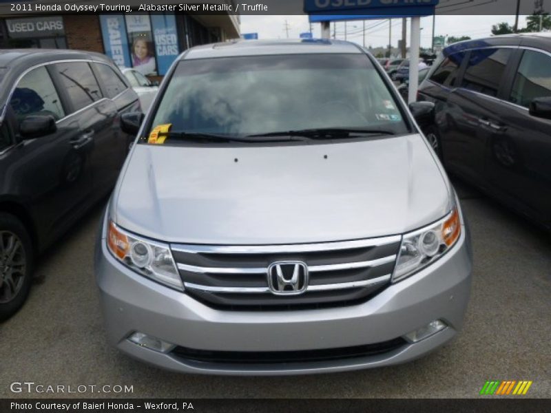 Alabaster Silver Metallic / Truffle 2011 Honda Odyssey Touring