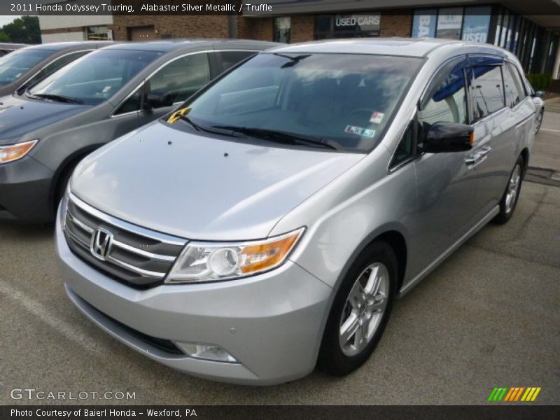 Alabaster Silver Metallic / Truffle 2011 Honda Odyssey Touring