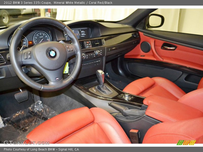  2012 3 Series 335i Coupe Coral Red/Black Interior
