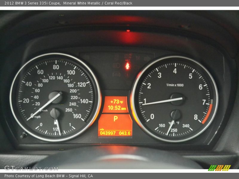  2012 3 Series 335i Coupe 335i Coupe Gauges