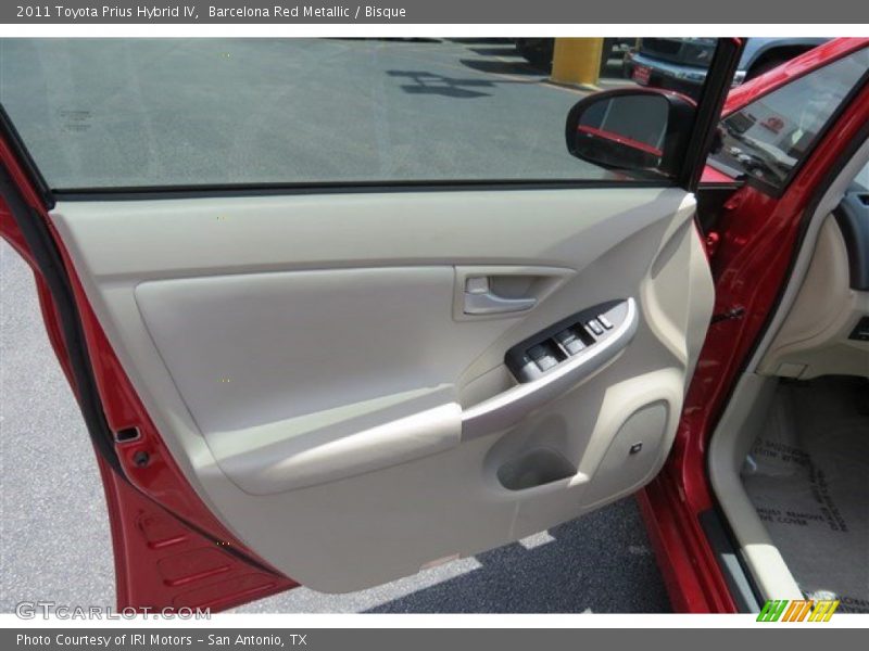 Barcelona Red Metallic / Bisque 2011 Toyota Prius Hybrid IV
