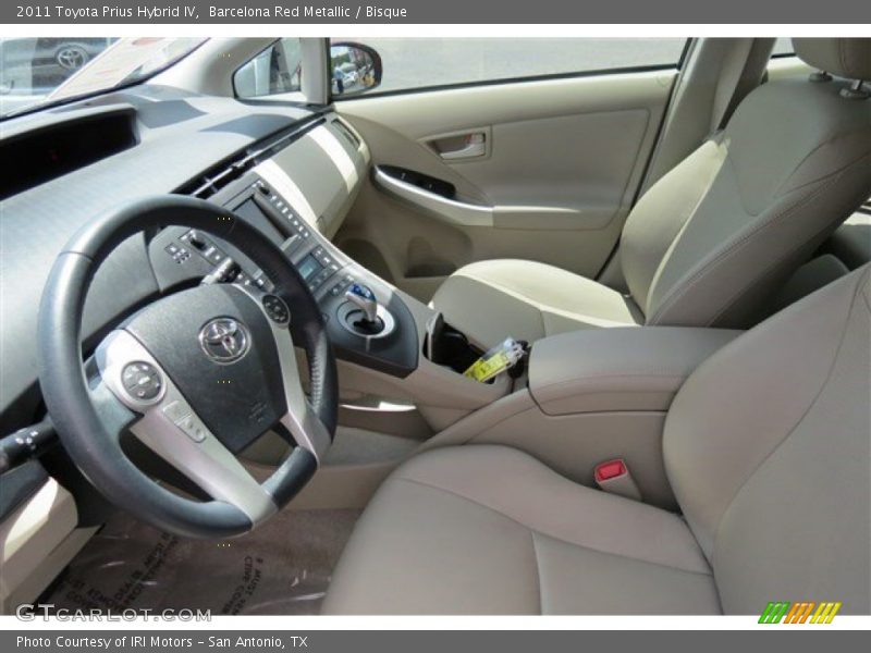 Barcelona Red Metallic / Bisque 2011 Toyota Prius Hybrid IV