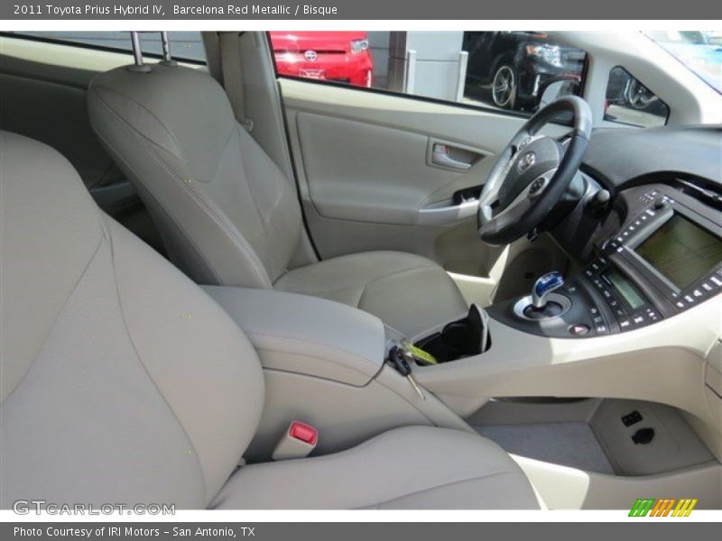 Barcelona Red Metallic / Bisque 2011 Toyota Prius Hybrid IV