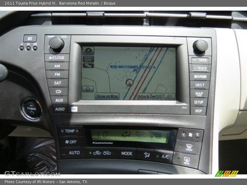 Barcelona Red Metallic / Bisque 2011 Toyota Prius Hybrid IV