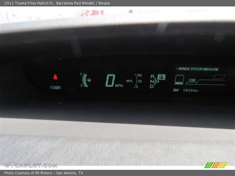 Barcelona Red Metallic / Bisque 2011 Toyota Prius Hybrid IV