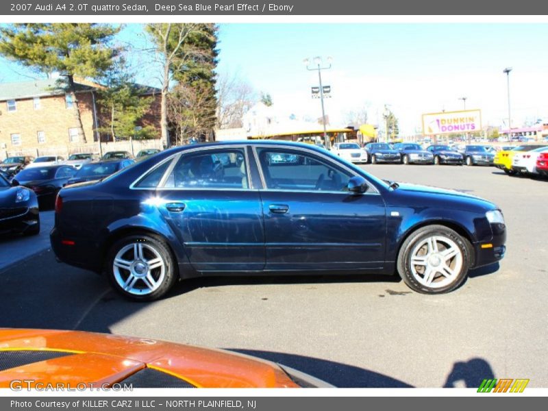 Deep Sea Blue Pearl Effect / Ebony 2007 Audi A4 2.0T quattro Sedan