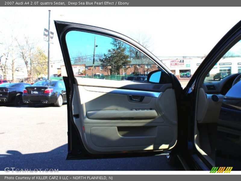 Deep Sea Blue Pearl Effect / Ebony 2007 Audi A4 2.0T quattro Sedan