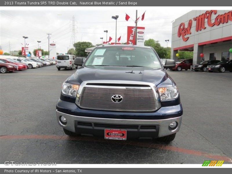 Nautical Blue Metallic / Sand Beige 2013 Toyota Tundra SR5 TRD Double Cab