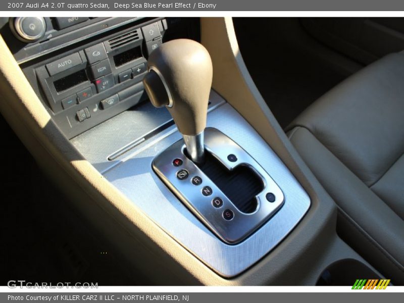 Deep Sea Blue Pearl Effect / Ebony 2007 Audi A4 2.0T quattro Sedan