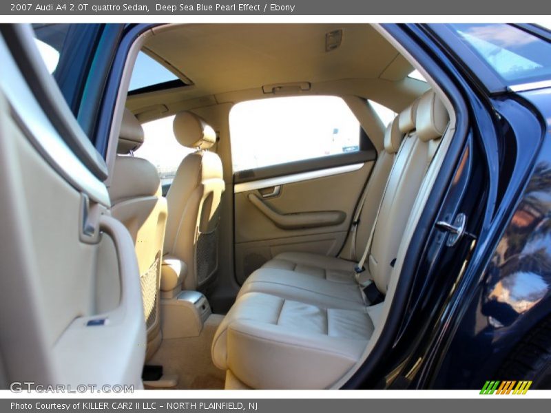 Deep Sea Blue Pearl Effect / Ebony 2007 Audi A4 2.0T quattro Sedan