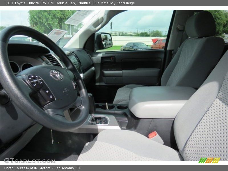 Nautical Blue Metallic / Sand Beige 2013 Toyota Tundra SR5 TRD Double Cab