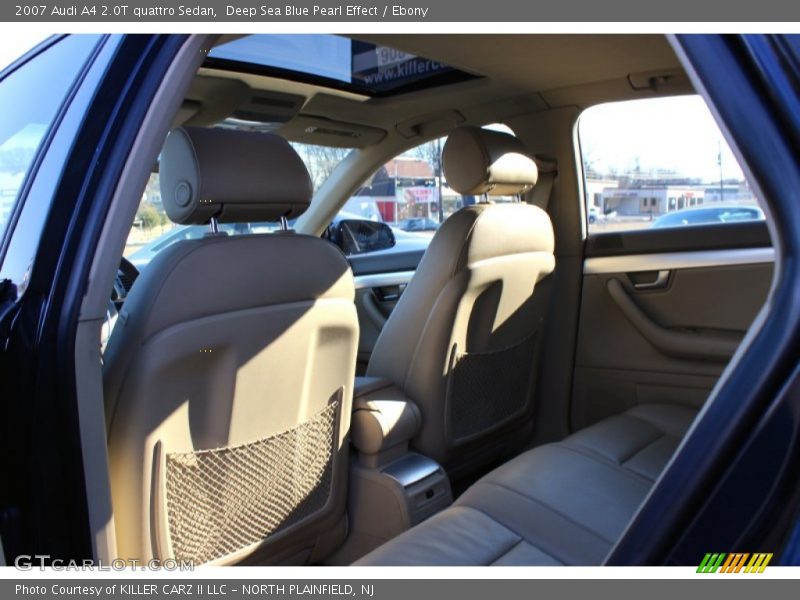 Deep Sea Blue Pearl Effect / Ebony 2007 Audi A4 2.0T quattro Sedan
