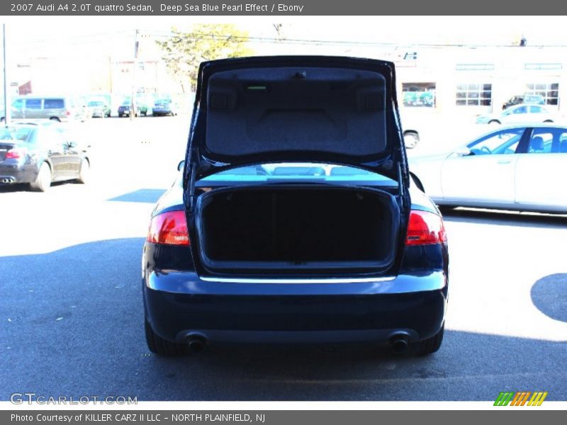 Deep Sea Blue Pearl Effect / Ebony 2007 Audi A4 2.0T quattro Sedan