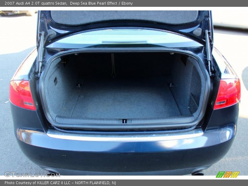 Deep Sea Blue Pearl Effect / Ebony 2007 Audi A4 2.0T quattro Sedan