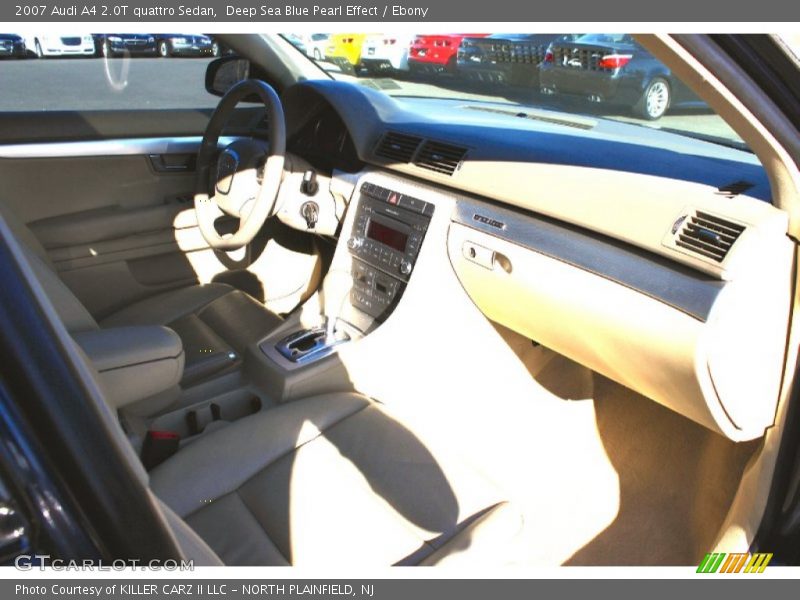 Deep Sea Blue Pearl Effect / Ebony 2007 Audi A4 2.0T quattro Sedan