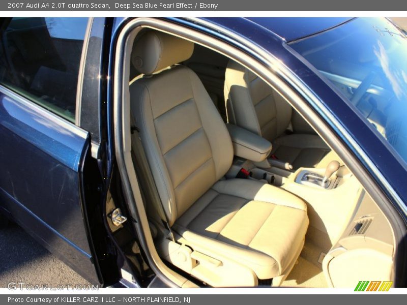Deep Sea Blue Pearl Effect / Ebony 2007 Audi A4 2.0T quattro Sedan