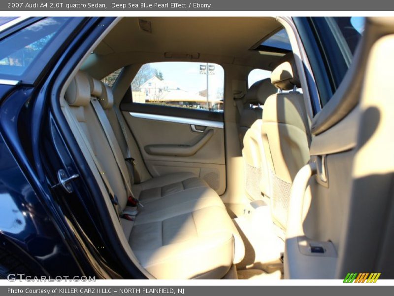 Deep Sea Blue Pearl Effect / Ebony 2007 Audi A4 2.0T quattro Sedan