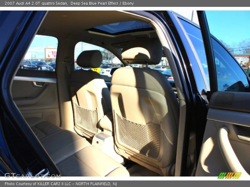 Deep Sea Blue Pearl Effect / Ebony 2007 Audi A4 2.0T quattro Sedan