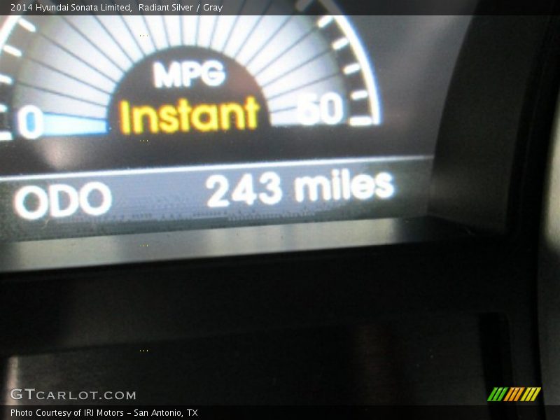 Radiant Silver / Gray 2014 Hyundai Sonata Limited