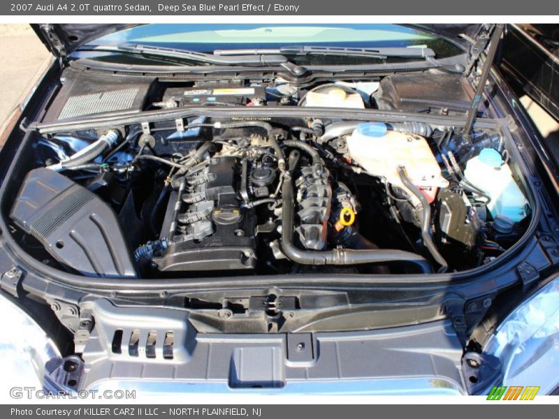 Deep Sea Blue Pearl Effect / Ebony 2007 Audi A4 2.0T quattro Sedan