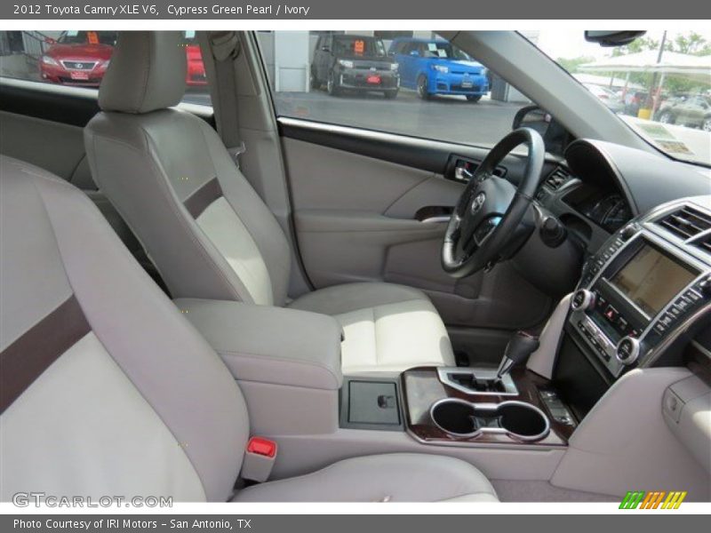 Cypress Green Pearl / Ivory 2012 Toyota Camry XLE V6