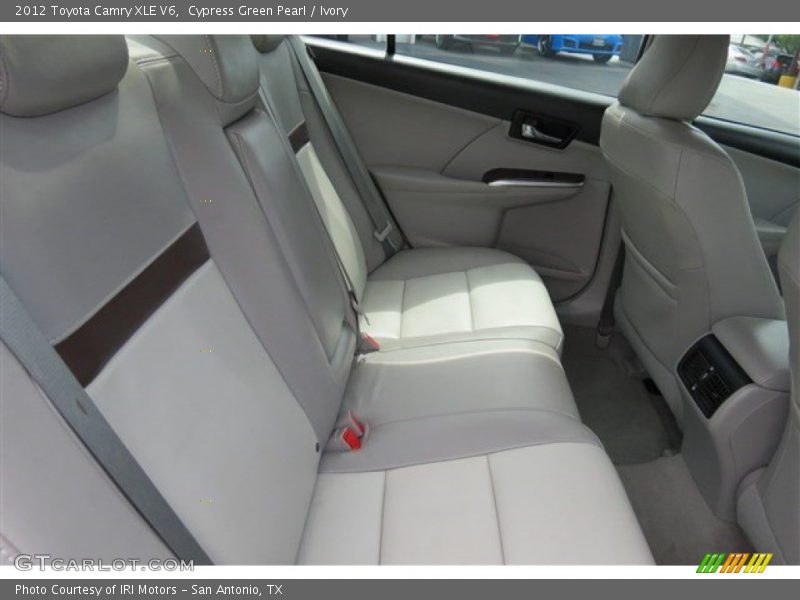 Cypress Green Pearl / Ivory 2012 Toyota Camry XLE V6