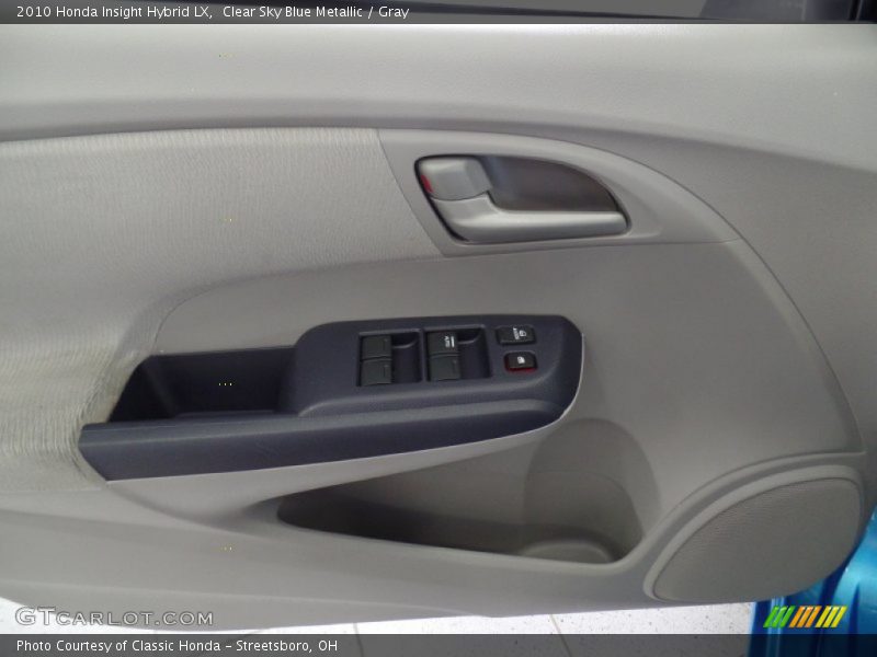 Clear Sky Blue Metallic / Gray 2010 Honda Insight Hybrid LX