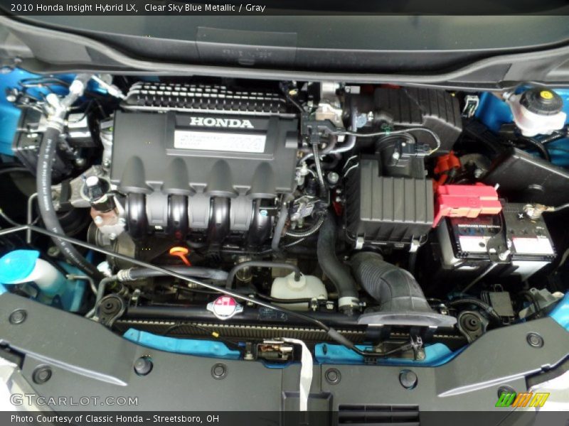 Clear Sky Blue Metallic / Gray 2010 Honda Insight Hybrid LX