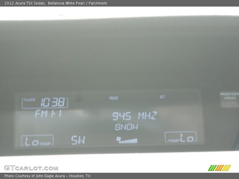 Bellanova White Pearl / Parchment 2012 Acura TSX Sedan