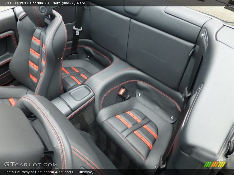 Rear Seat of 2013 California 30