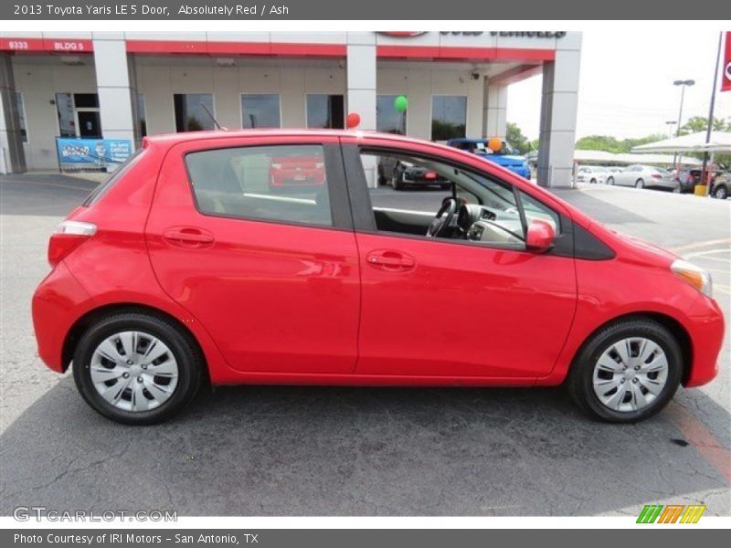 Absolutely Red / Ash 2013 Toyota Yaris LE 5 Door