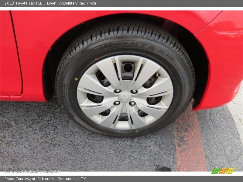 Absolutely Red / Ash 2013 Toyota Yaris LE 5 Door