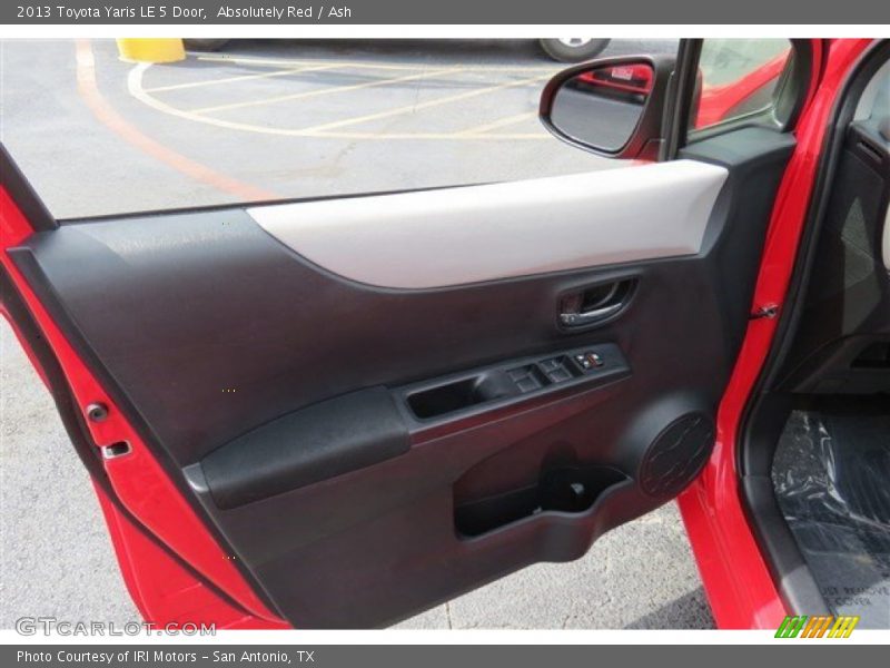 Absolutely Red / Ash 2013 Toyota Yaris LE 5 Door