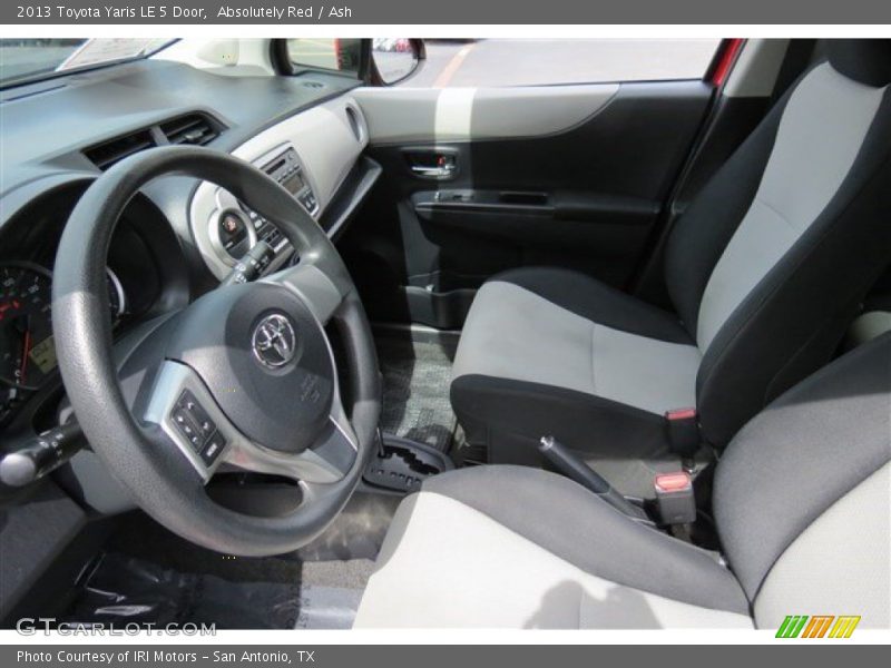 Absolutely Red / Ash 2013 Toyota Yaris LE 5 Door